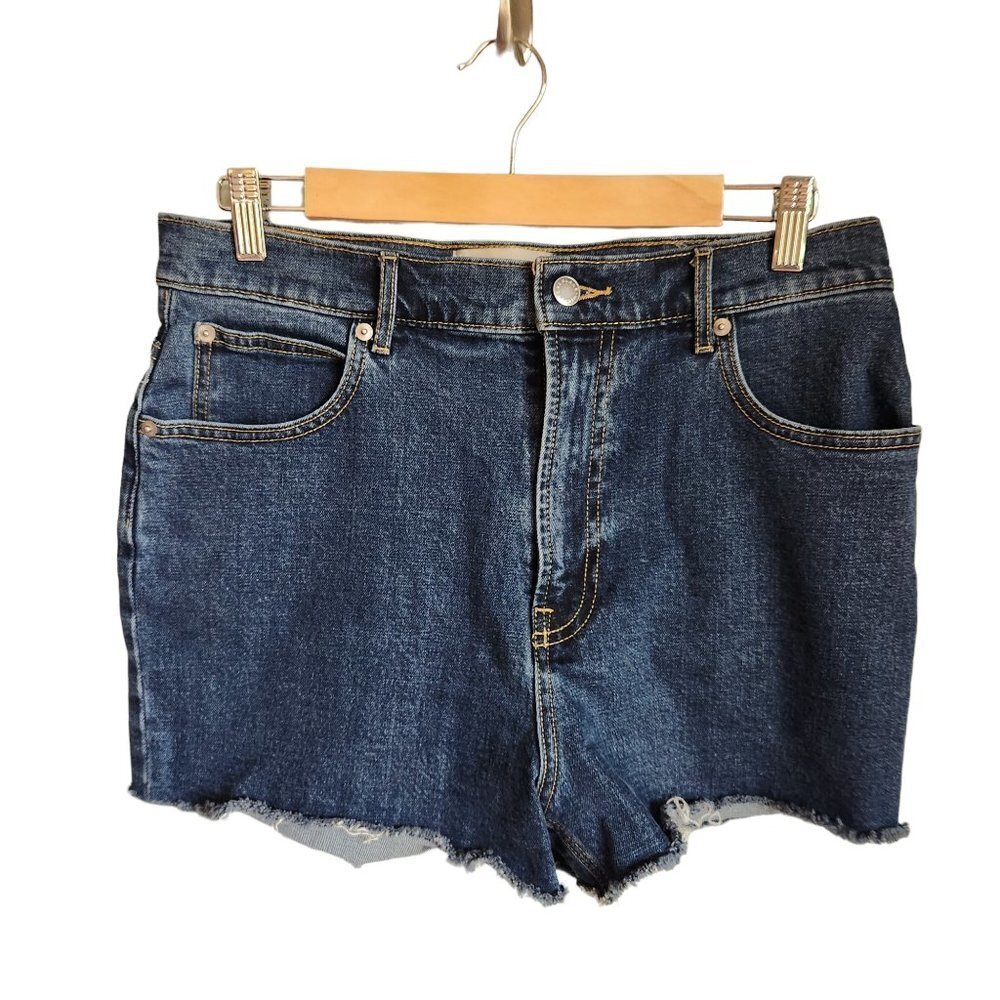 Everlane Shorts Women's 30 Blue Denim The Way High Denim Short